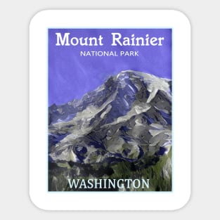 Mount Rainier National Park, Washington Sticker